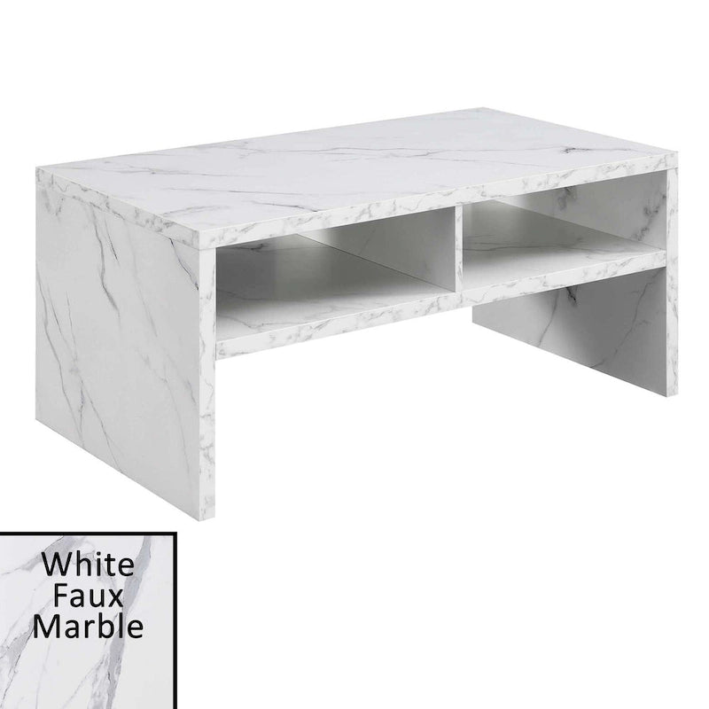 Convenience Concepts Northfield Admiral Deluxe Coffee Table with Shelves