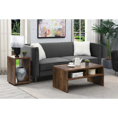 Convenience Concepts Northfield Admiral Deluxe Coffee Table with Shelves