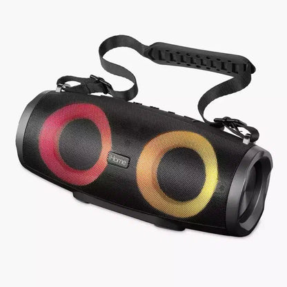 iHome Altoparlante Bluetooth Boombox con Radio FM e Luci da Festa - Nero (iBT915B)