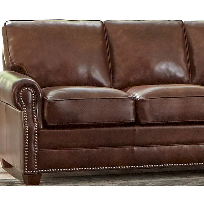 Made in USA Revo Top Grain Leather Sofa Bed and Chair Set