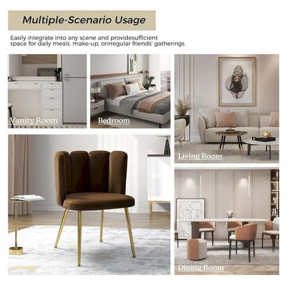 Anjela Side Chair with Tufted Back