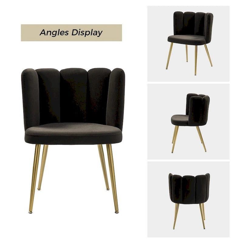Anjela Side Chair with Tufted Back