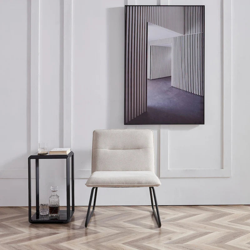 Corvus Cosmo Fabric Lounge Accent Slipper Chair