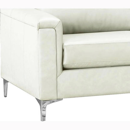 Malibu L-shaped Top-grain Leather Sectional Sofa - 122.5 x 85 x 36.5 x 35