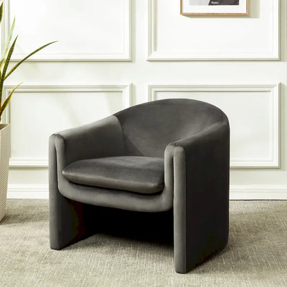 SAFAVIEH Couture Laylette Upholstered Accent Chair - 33 IN W x 31 IN D x 30 IN H