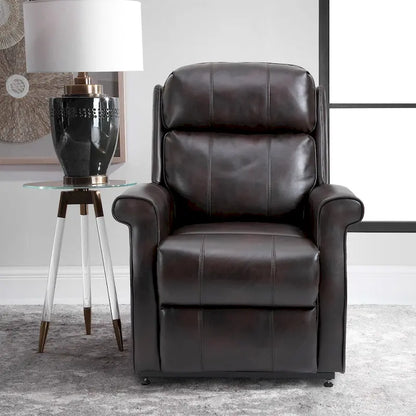 GZMR Faux Leather Elderly Power Lift Recliner Chair