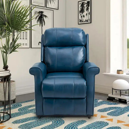 GZMR Faux Leather Elderly Power Lift Recliner Chair