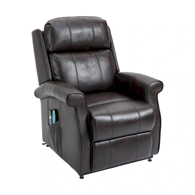 GZMR Faux Leather Elderly Power Lift Recliner Chair