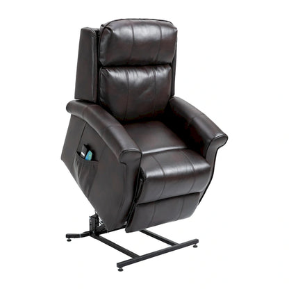 GZMR Faux Leather Elderly Power Lift Recliner Chair