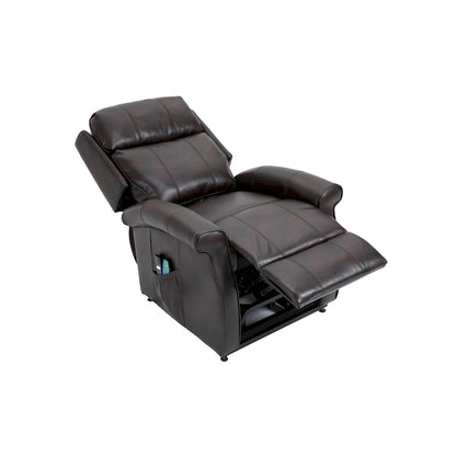 GZMR Faux Leather Elderly Power Lift Recliner Chair