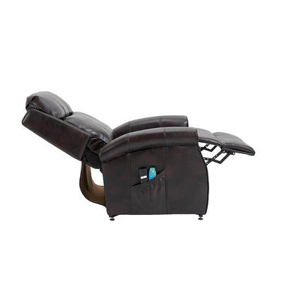 GZMR Faux Leather Elderly Power Lift Recliner Chair