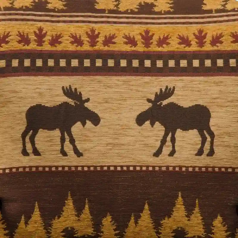 Hickory Log Footstool