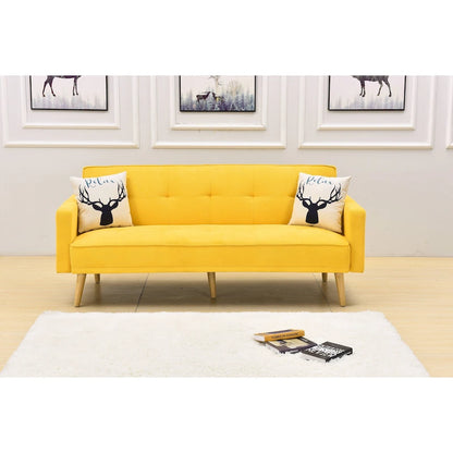 Modern Adjustable 3-position Sleeper Sofa Futon