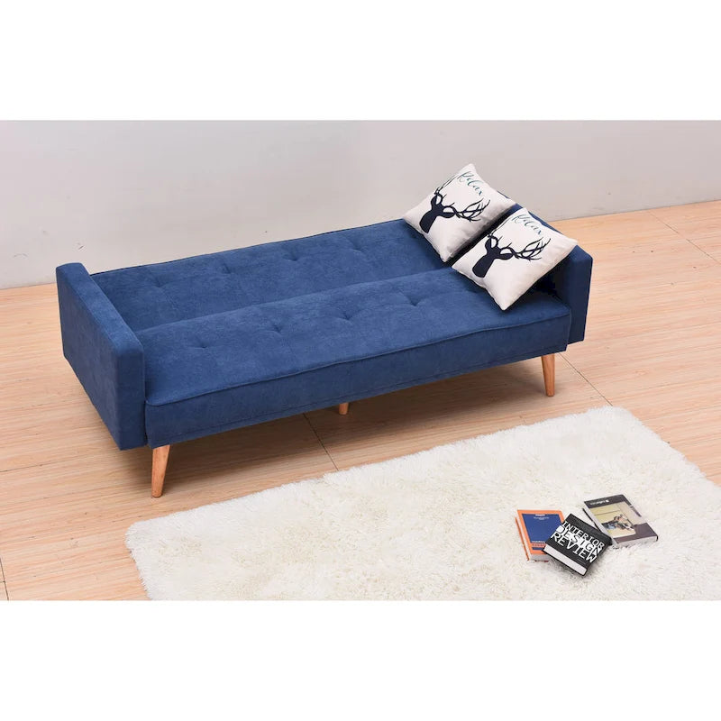 Modern Adjustable 3-position Sleeper Sofa Futon