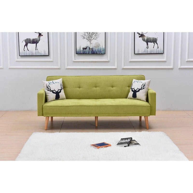 Modern Adjustable 3-position Sleeper Sofa Futon