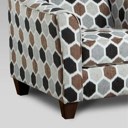 Roundhill Furniture Camero Contemporary Fabric Pillowback Accent Chair