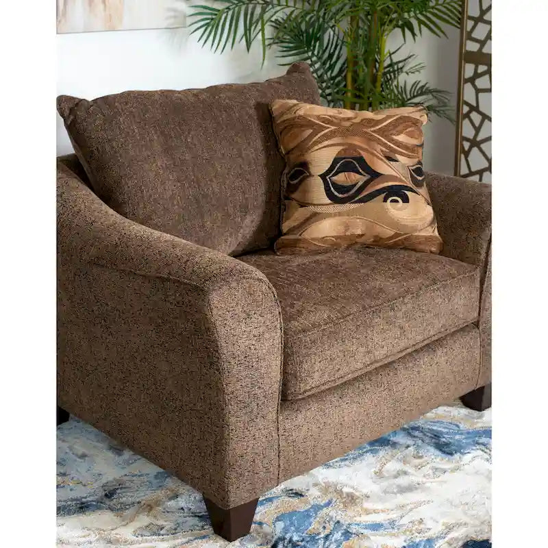 Roundhill Furniture Camero Contemporary Fabric Pillowback Accent Chair