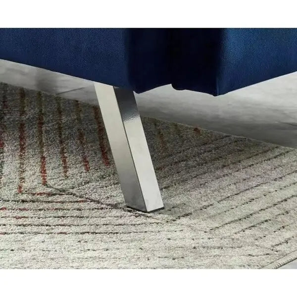 Comfortable Velvet Multi-position Sleeper Sofa Bed