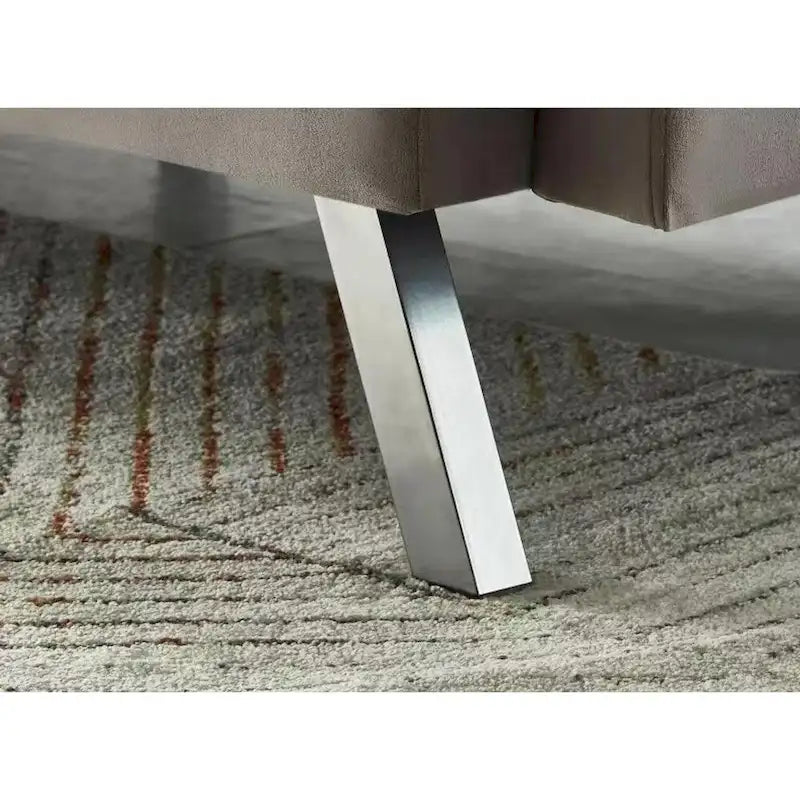 Comfortable Velvet Multi-position Sleeper Sofa Bed