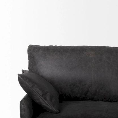 Cochrane II Brown Genuine Leather Sofa - 82.0L x 33.0W x 32.3H