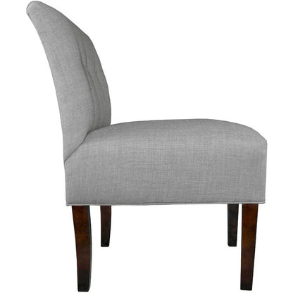 Samantha Button Tufted Ikat Accent Chair