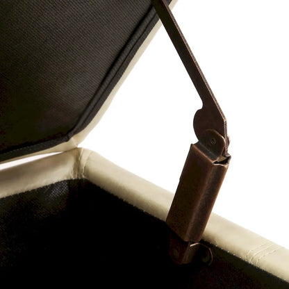 York Upholstered Quilted Stitched Flip-Top Storage Bench