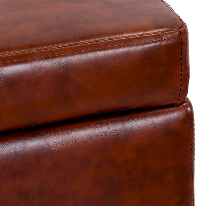 York Upholstered Quilted Stitched Flip-Top Storage Bench