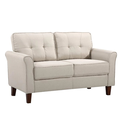 Kouchouk 54.5  Linen Flared Arm Loveseat