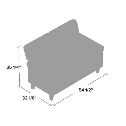 Kouchouk 54.5  Linen Flared Arm Loveseat