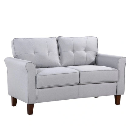 Kouchouk 54.5  Linen Flared Arm Loveseat