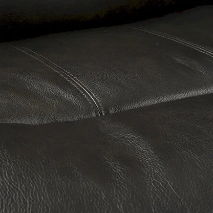 89  Wide Top Grain Leather Power Reclining Sofa Electric Recliner Sofa with Storage, USB Charge Port, Adjustable Headrest