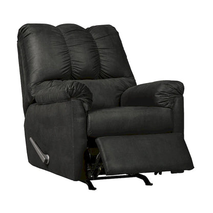 Signature Design by Ashley Darcy Contemporary Black Rocker Recliner