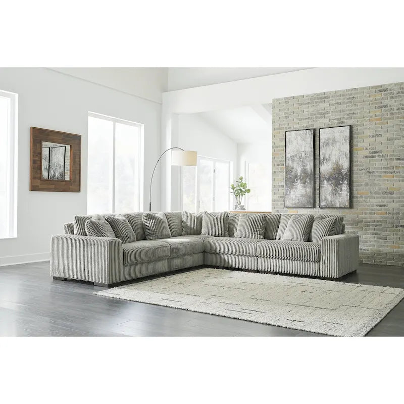 Signature Design by Ashley Lindyn 5-Piece Sectional - 133 W x 133 D x 38 H
