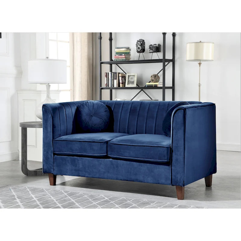 Boton Chesterfield Loveseat