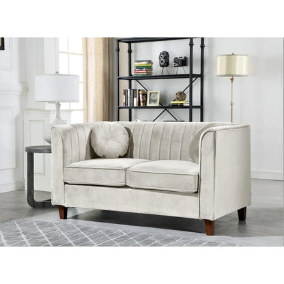 Boton Chesterfield Loveseat