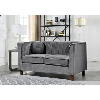 Boton Chesterfield Loveseat