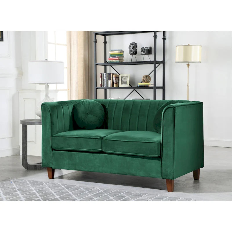 Boton Chesterfield Loveseat