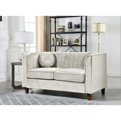 Boton Chesterfield Loveseat