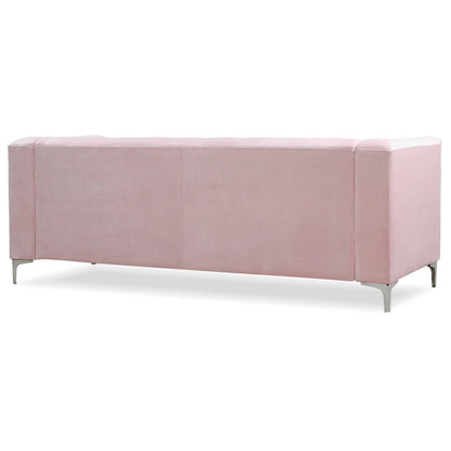 Pompano Velvet Button Tufted Sofa