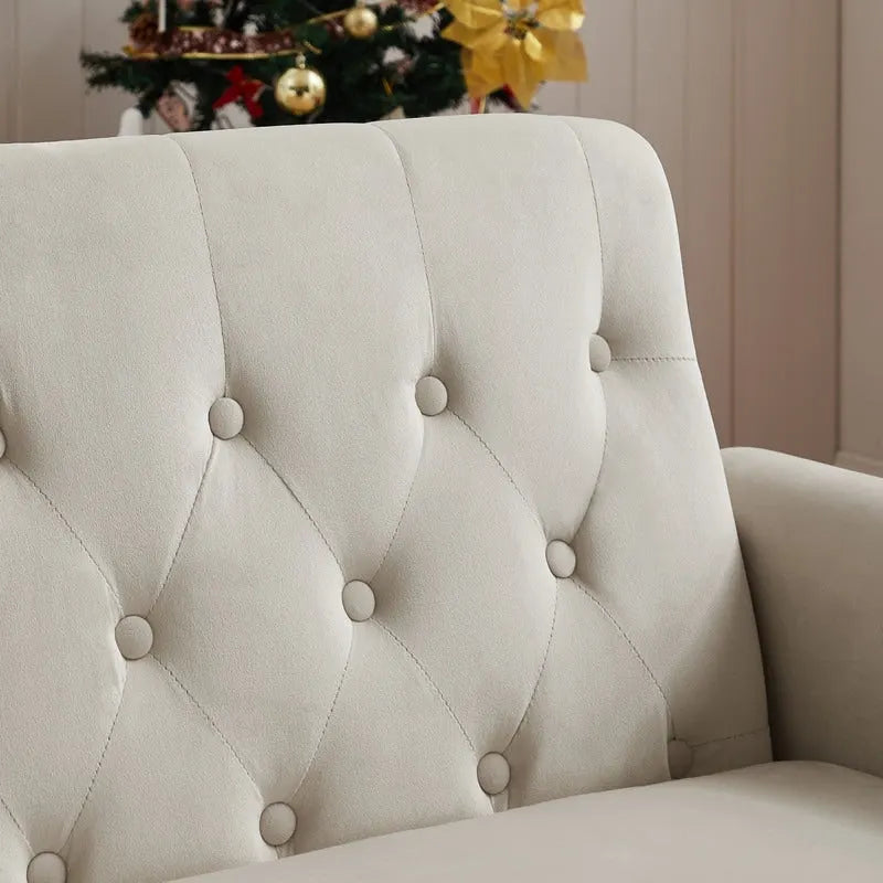 Adjustable Sleeper Sofa with 2 Lumbar Pillows
