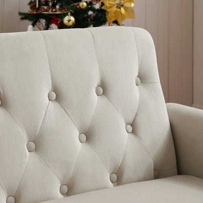 Adjustable Sleeper Sofa with 2 Lumbar Pillows