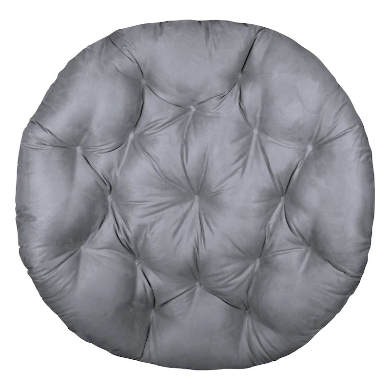 Klear Vu Solid Micro Suede Thick and Fluffy Replacement Papasan Chair Cushion