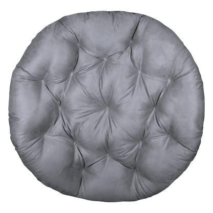 Klear Vu Solid Micro Suede Thick and Fluffy Replacement Papasan Chair Cushion