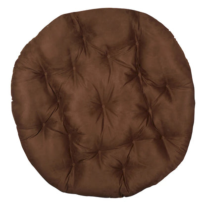 Klear Vu Solid Micro Suede Thick and Fluffy Replacement Papasan Chair Cushion