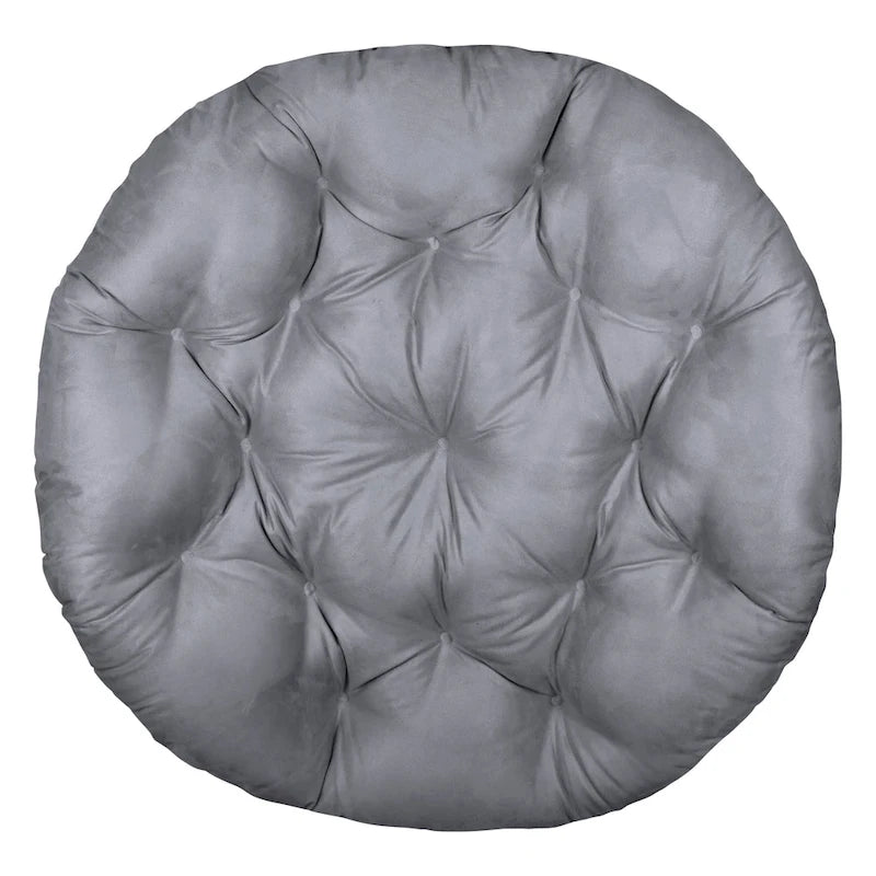 Klear Vu Solid Micro Suede Thick and Fluffy Replacement Papasan Chair Cushion
