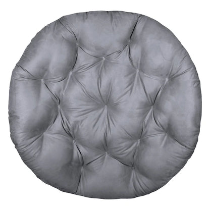 Klear Vu Solid Micro Suede Thick and Fluffy Replacement Papasan Chair Cushion