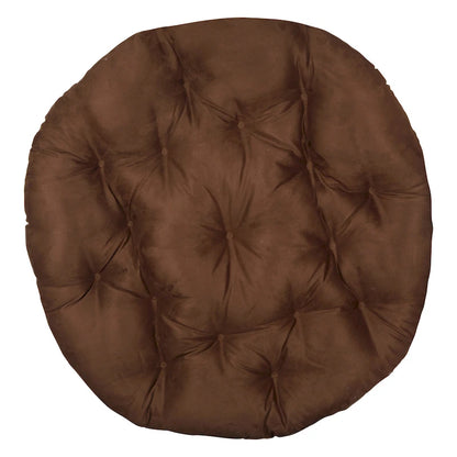 Klear Vu Solid Micro Suede Thick and Fluffy Replacement Papasan Chair Cushion