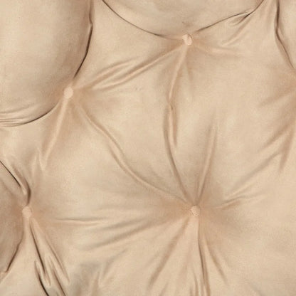 Klear Vu Solid Micro Suede Thick and Fluffy Replacement Papasan Chair Cushion