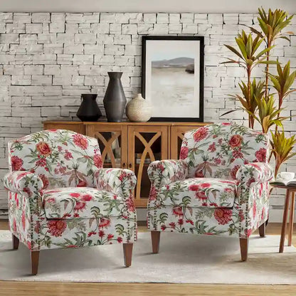 Giampiero Living Room Armchair with Nailhead Trims Set of 2 by HULALA HOME