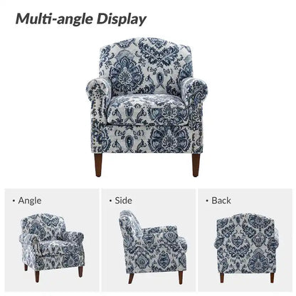 Giampiero Living Room Armchair with Nailhead Trims Set of 2 by HULALA HOME